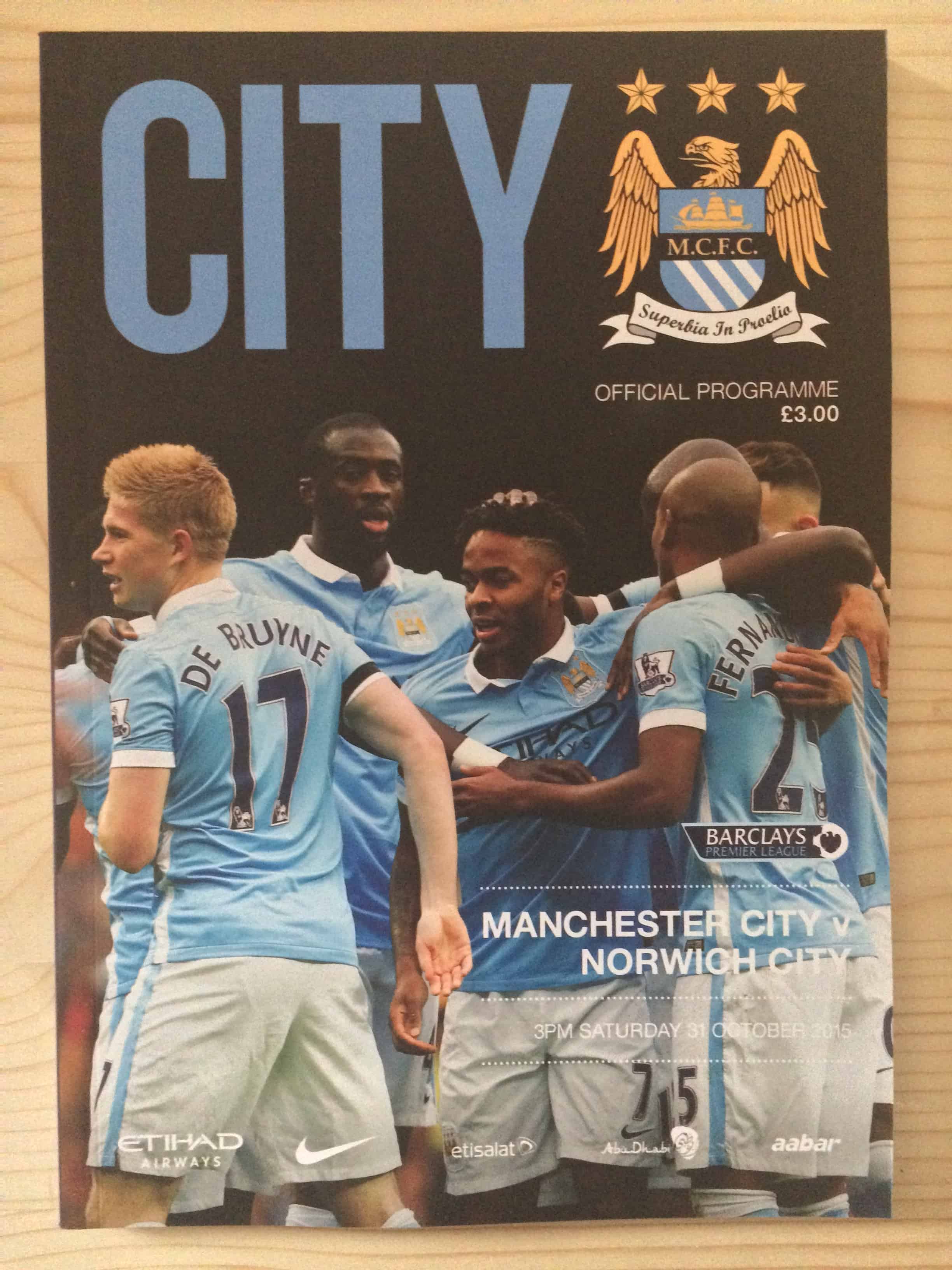 Manchester City FC v Norwich City FC